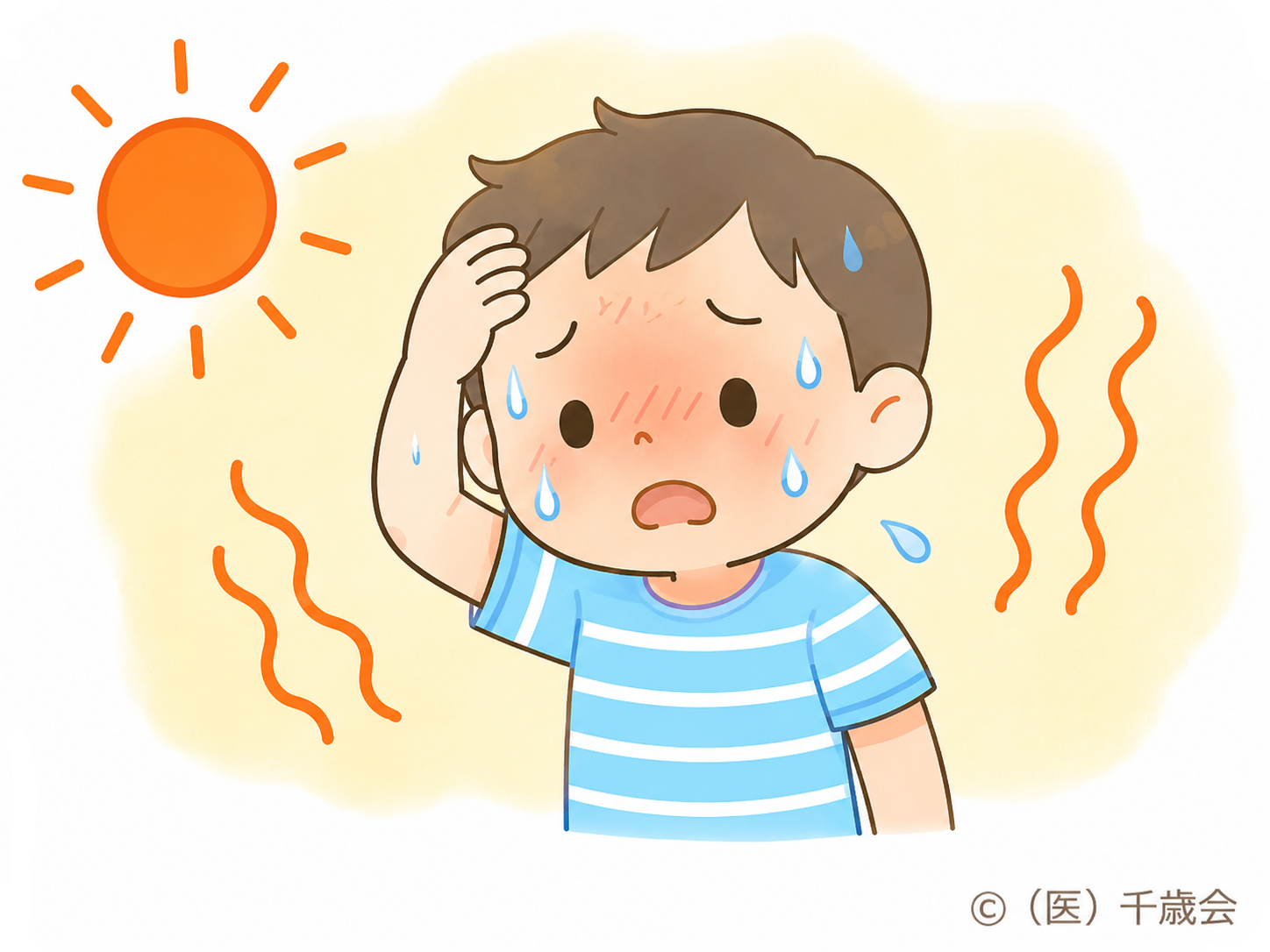 熱中症になりやすい原因１体温が上がりやすい