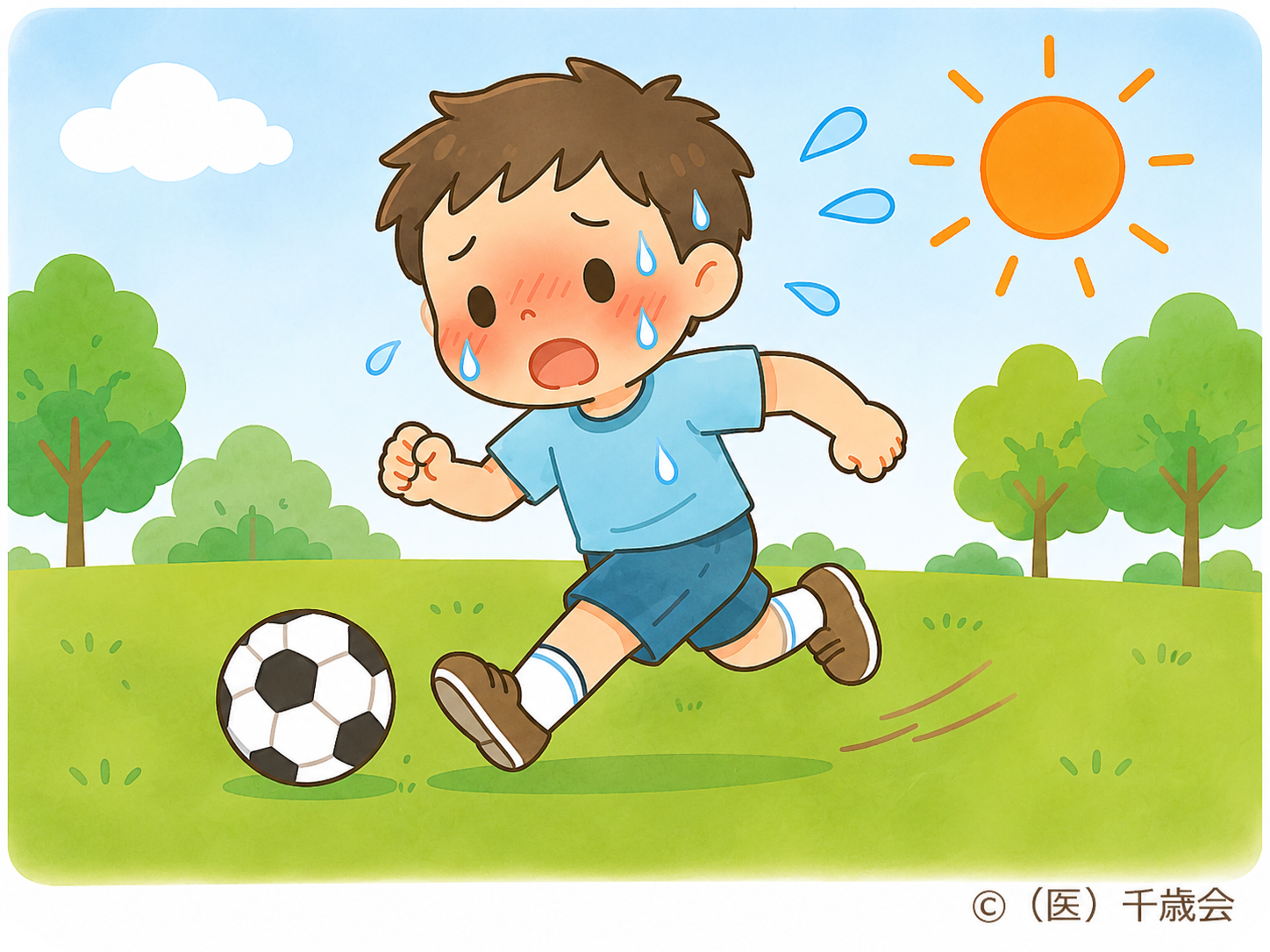 熱中症になりやすい原因４夢中になると休まない